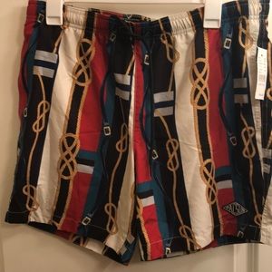 Pacsun nautical swimming trunks